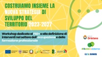 #ILSINISFASISTEMA - Nuovo appuntamento: workshop dedicato al FSE+ e alla definizione di interventi nel settore dell’occupazione e della formazione professionale - Oristano 4 dicembre ore 17,30