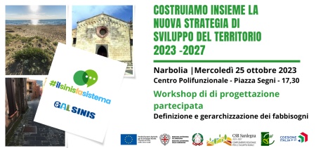 #ilsinisfasistema - Analisi e gerarchizzazione dei fabbisogni - Nuovo appuntamento a Narbolia