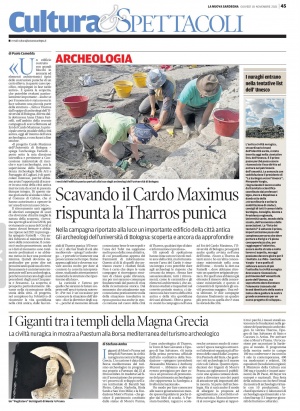 La Nuova Sardegna | I Giganti tra i templi della Magna Grecia